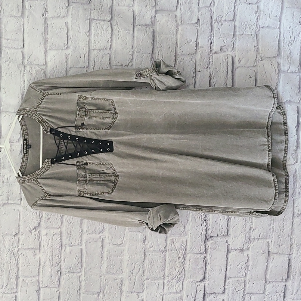 Express shirt dress